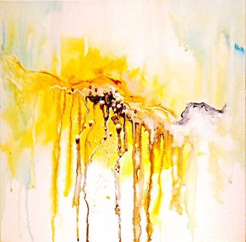 The Sky broke down into pearl drops | Atelier Amleh Art
